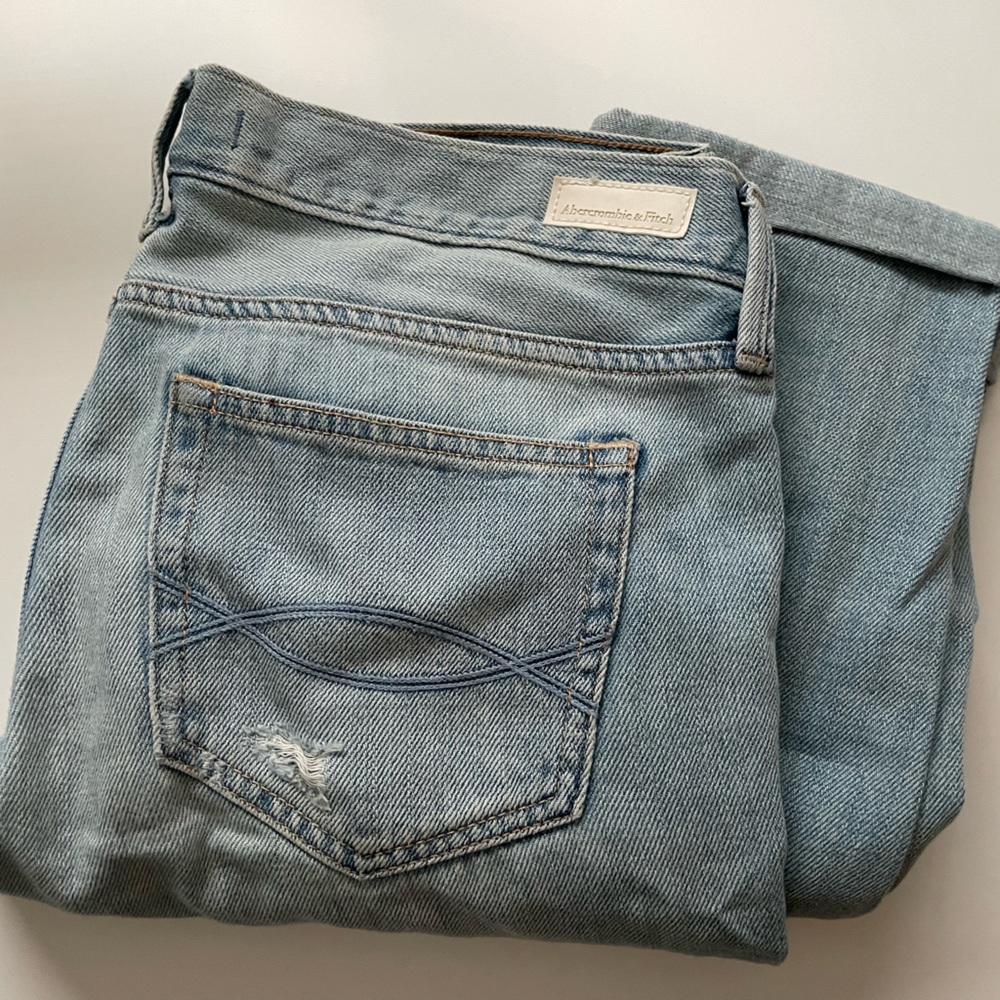 Abercrombie ripped jeans